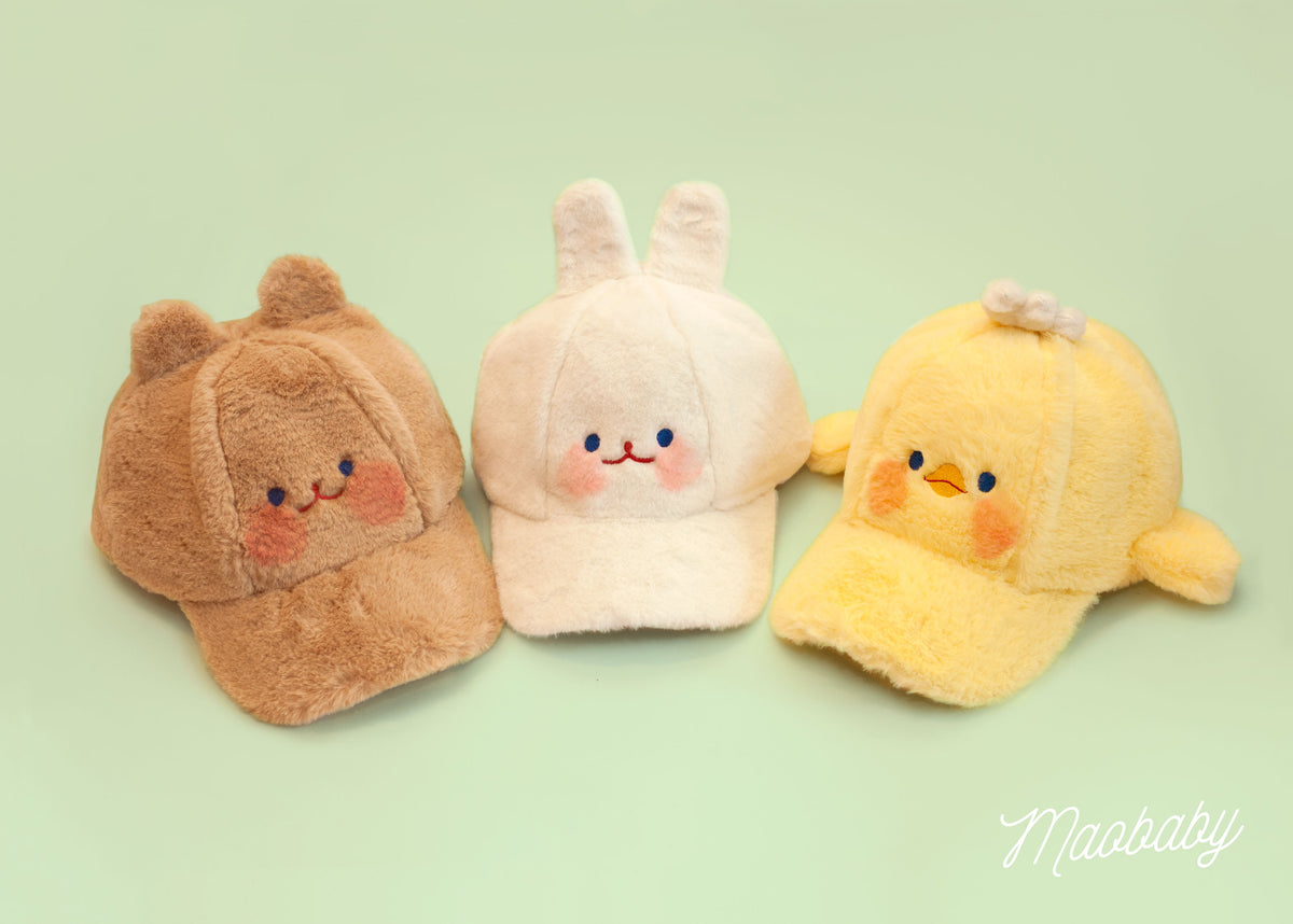 Classic Fluffy Animal Caps – Maobabie