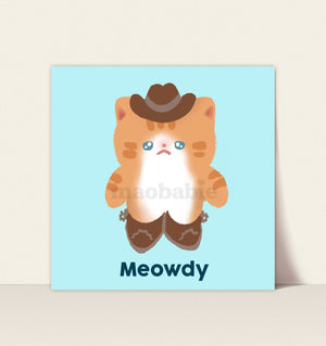 Art Print - Meowdy – Maobabie