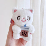 Maobabie Boba Cat Plush Keychain