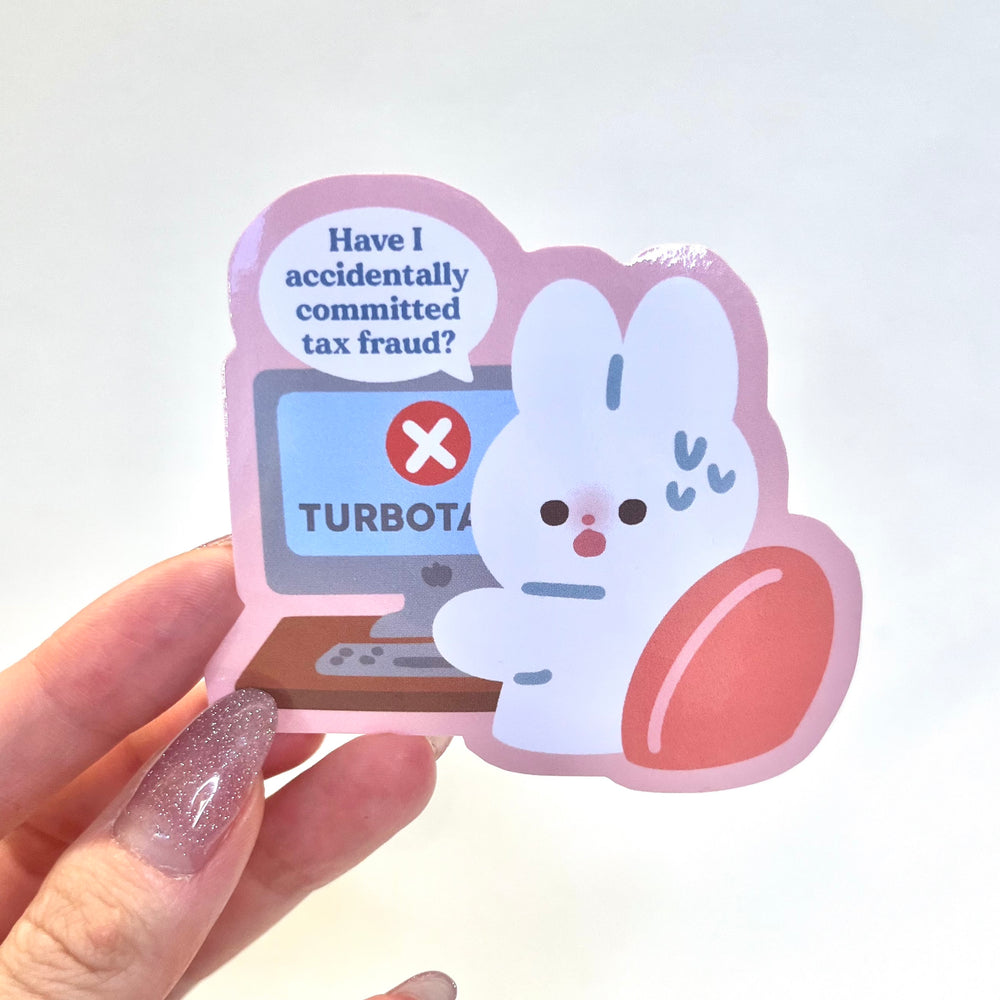 Farud Sticker Vinyl Sticker - Tax Fraud – Maobabie