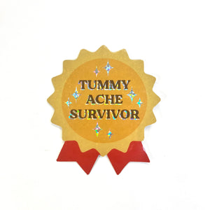 
            
                Load image into Gallery viewer, Vinyl Sticker - Tummy Ache Survivor Ribbon
            
        