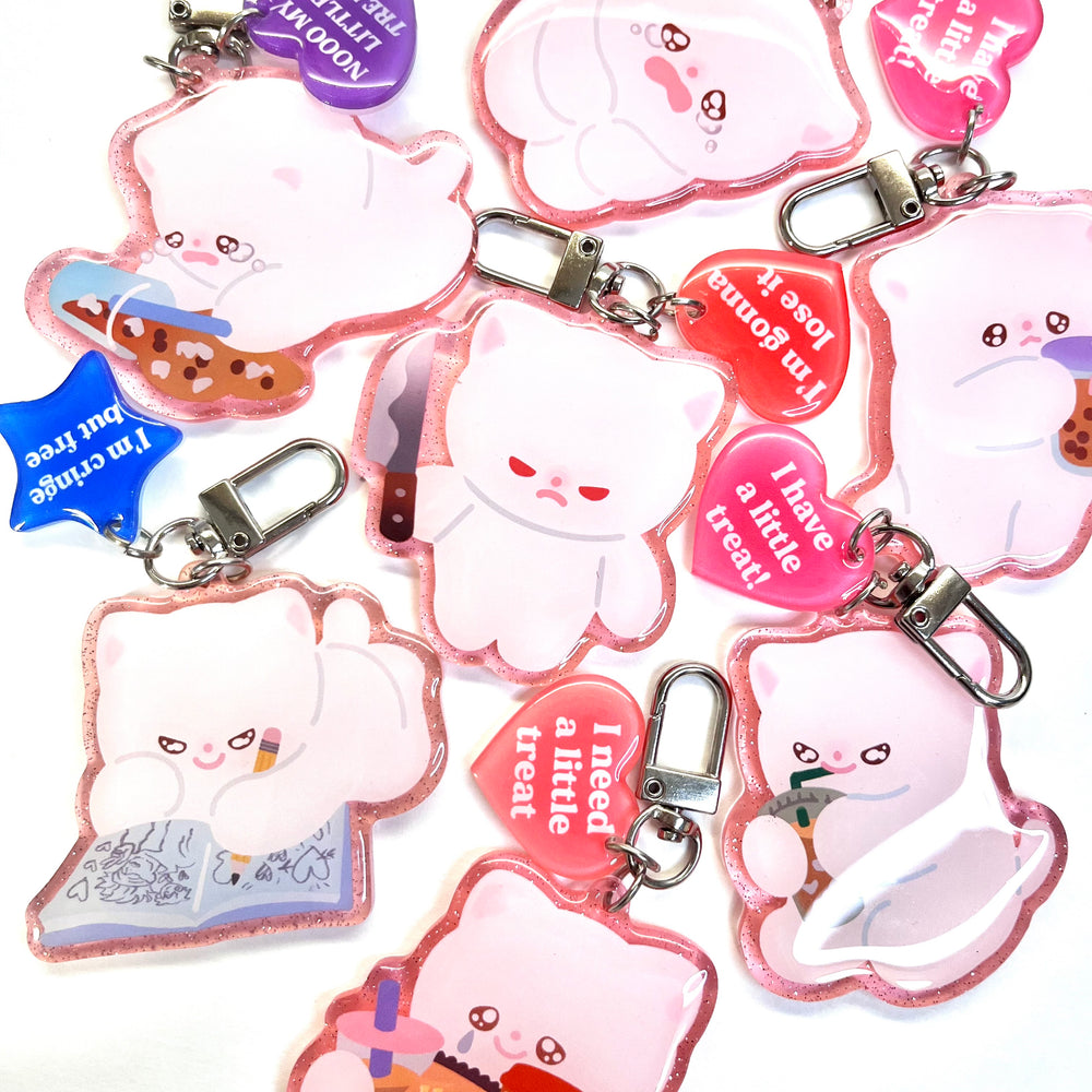 
            
                Load image into Gallery viewer, Maobabie Glitter Keychains
            
        