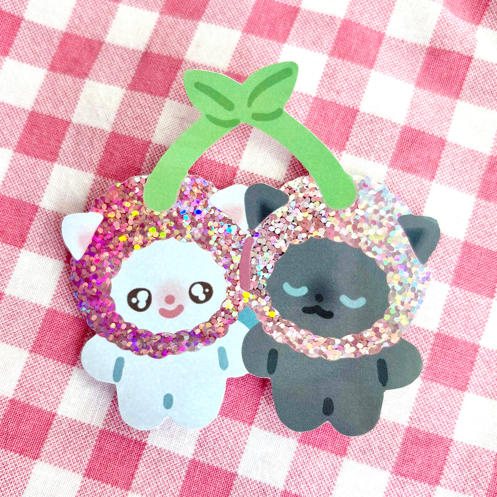 Vinyl Sticker - Cherry Kitties