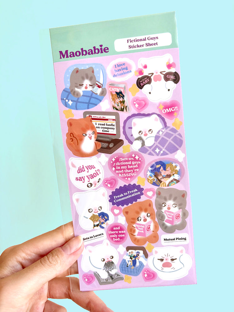 Sticker Sheet - Fictional Guys