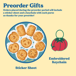 (PREORDER - ETA February 2026) - Butter Cookie Tin Crossbody Purse