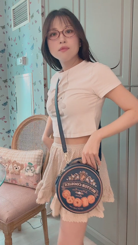 
            
                Load and play video in Gallery viewer, (PREORDER - ETA February 2026) - Butter Cookie Tin Crossbody Purse
            
        