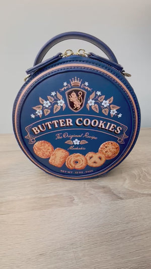 
            
                Load and play video in Gallery viewer, (PREORDER - ETA February 2026) - Butter Cookie Tin Crossbody Purse
            
        
