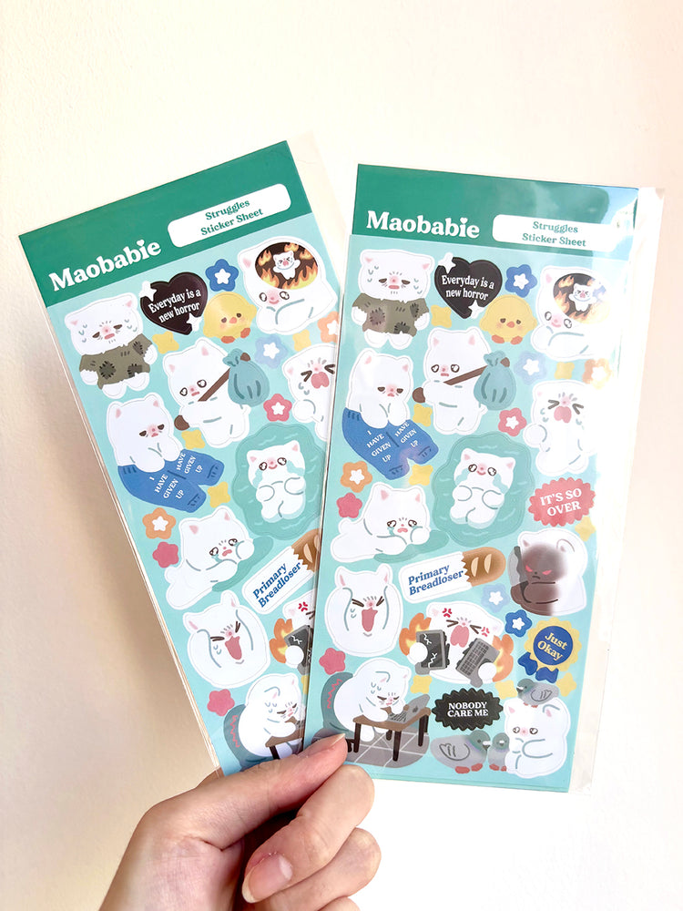 Sticker Sheet - Struggles