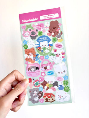 Sticker Sheet - I Love Trinkets