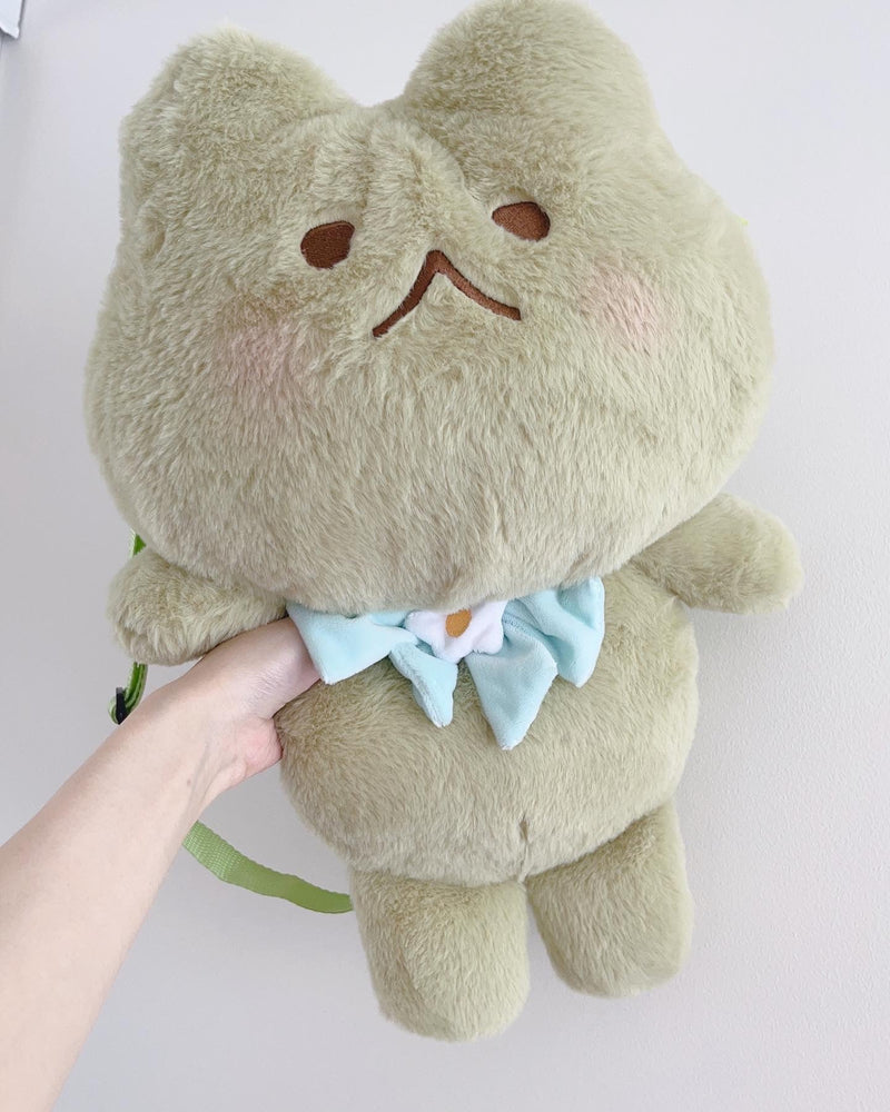 B GRADE (Read before buying)- Fluffy Froggy Angel Backpack