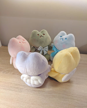 B-GRADES sold AS IS (Read description before buying) Colorful Froggy Angel Plush